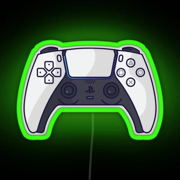 Playstation PS5 Controller RGB Neon Sign
