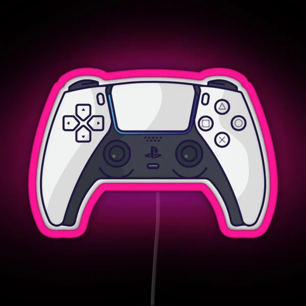 Playstation PS5 Controller RGB Neon Sign