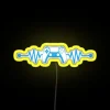 playstation rgb neon sign yellow