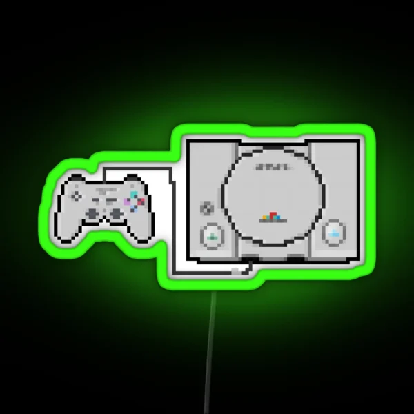 Playstation Sprite Love The First Generation RGB Neon Sign