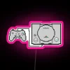 playstation first gen rgb neon sign pink