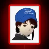 rgb neon sign displaying 'please be patient' serial experiments lain led pins