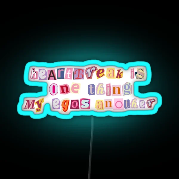 Please Please Please Sabrina Carpenter Lyric RGB Neon Sign