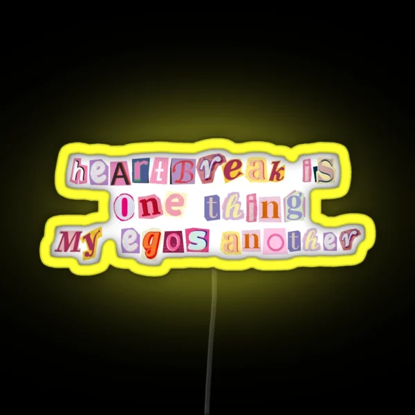 Please Please Please Sabrina Carpenter Lyric RGB Neon Sign