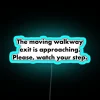 Neon Sign with RGB Lighting displaying 'Please Watch Your Step' - Caution & Safety Sign for Storefronts, Bars, Clubs, or E...