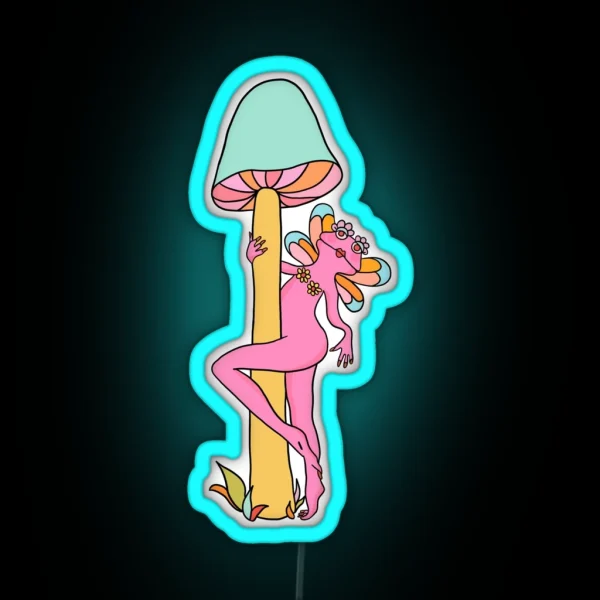 Pleasing Shroom Bloom RGB Neon Sign