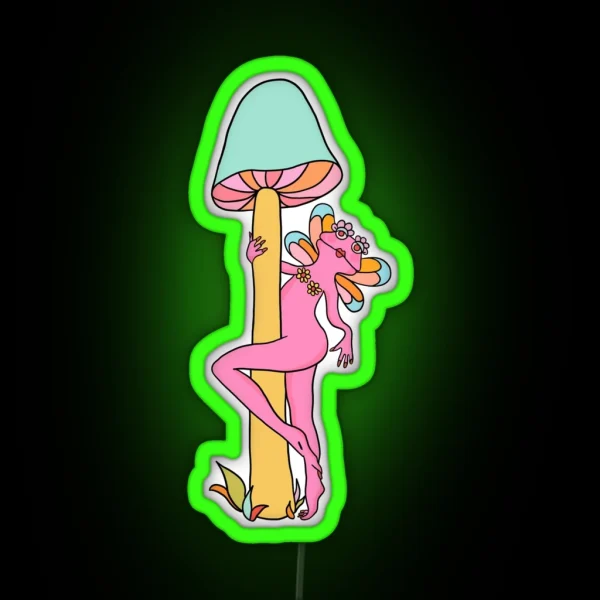 Pleasing Shroom Bloom RGB Neon Sign