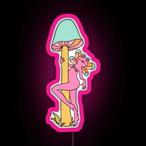 Pleasing Shroom Bloom RGB Neon Sign