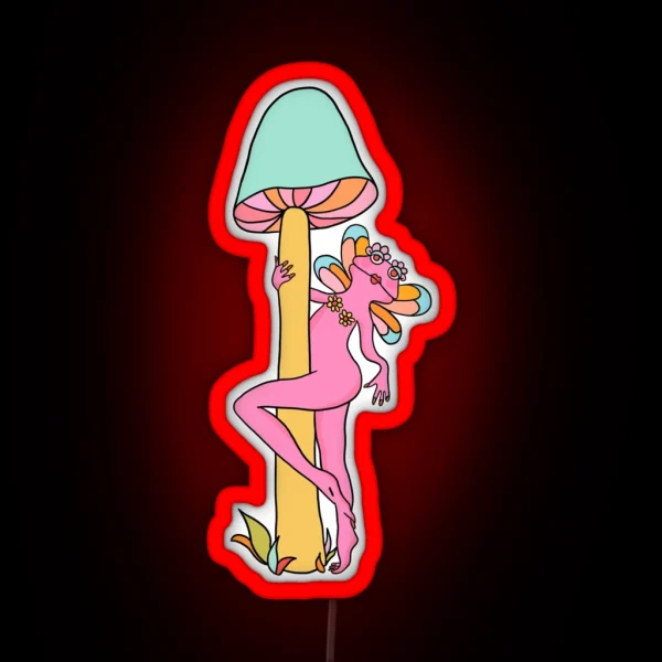 Pleasing Shroom Bloom RGB Neon Sign