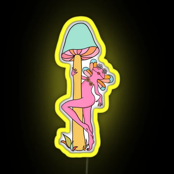 Pleasing Shroom Bloom RGB Neon Sign