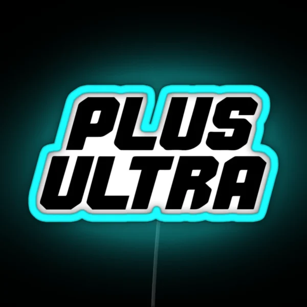 Plus Ultra Black RGB Neon Sign