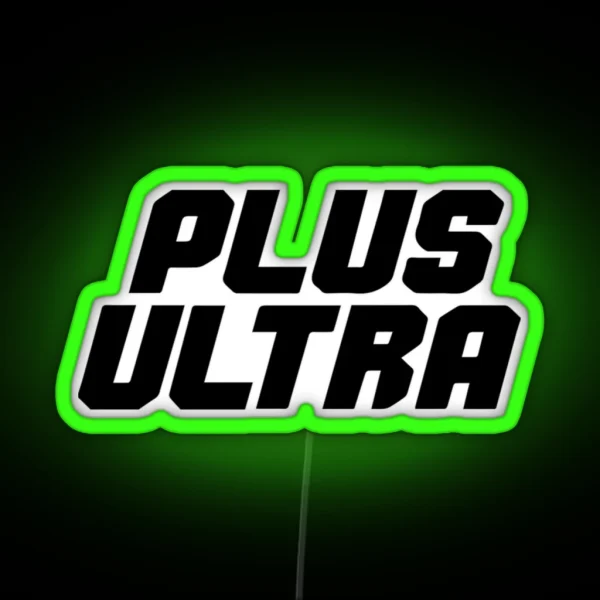 Plus Ultra Black RGB Neon Sign