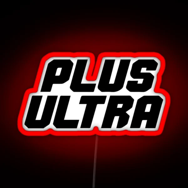Plus Ultra Black RGB Neon Sign