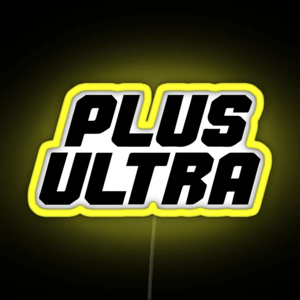 Plus Ultra Black RGB Neon Sign