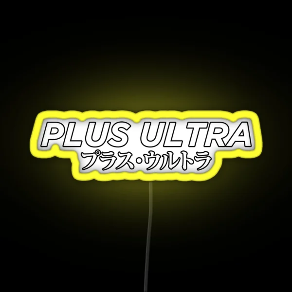 Plus Ultra Japanese Kanji RGB Neon Sign