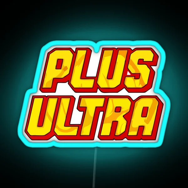 Plus Ultra My Hero Academy RGB Neon Sign
