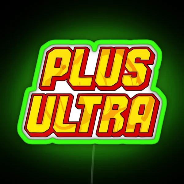 Plus Ultra My Hero Academy RGB Neon Sign