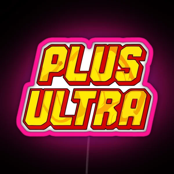 Plus Ultra My Hero Academy RGB Neon Sign