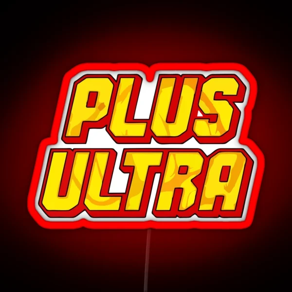Plus Ultra My Hero Academy RGB Neon Sign
