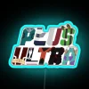 plus ultra neon rgb sign blue design