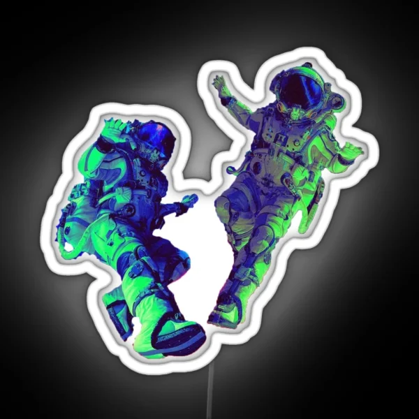 Pluto X Baby Pluto RGB Neon Sign
