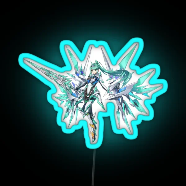 Pneuma Smash Bros Artwork RGB Neon Sign