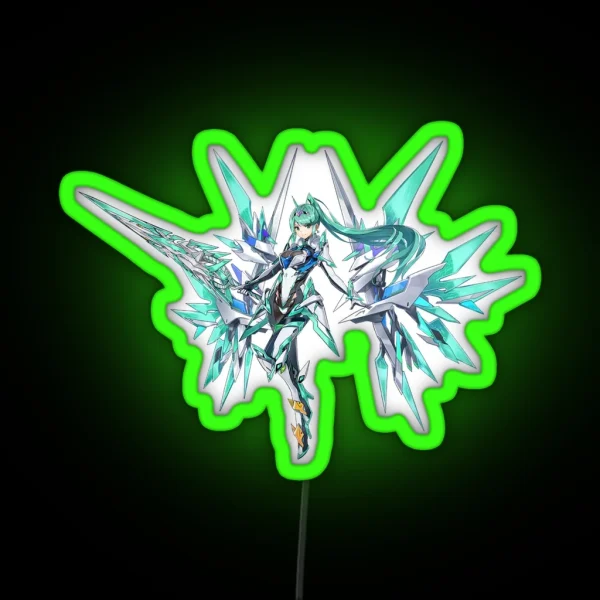 Pneuma Smash Bros Artwork RGB Neon Sign