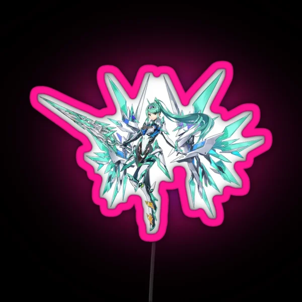 Pneuma Smash Bros Artwork RGB Neon Sign