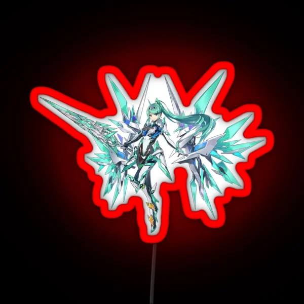 Pneuma Smash Bros Artwork RGB Neon Sign
