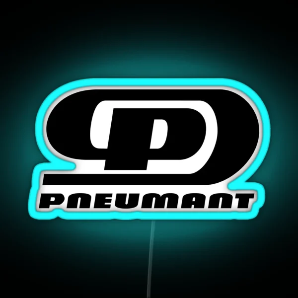 Pneumant Logo Black RGB Neon Sign