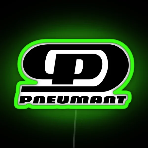 Pneumant Logo Black RGB Neon Sign