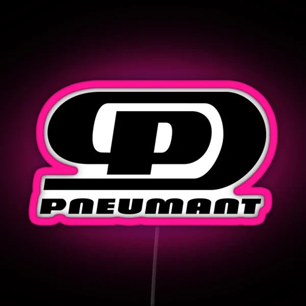 Pneumant Logo Black RGB Neon Sign