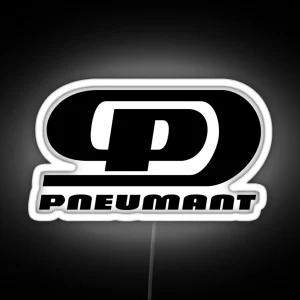 Pneumant Logo Black RGB Neon Sign