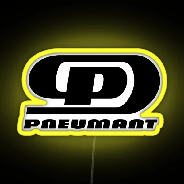 Pneumant Logo Black RGB Neon Sign