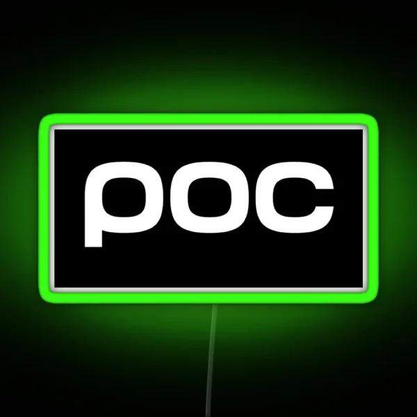Poc Mtb Led RGB Neon Sign