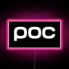 rgb led neon sign for mtb - pink cycling mtb led light - poc neon lighting