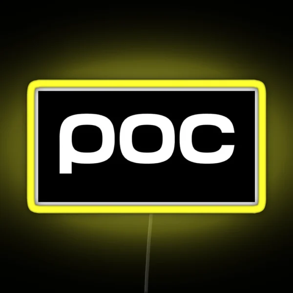 Poc Mtb Led RGB Neon Sign