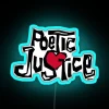 poetic justice led rgb neon sign blue
