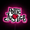 poetic justice neon sign pink led rgb