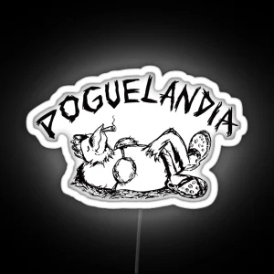 Poguelandia RGB Neon Sign