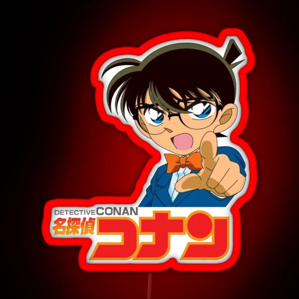 Pointing Conan Logo RGB Neon Sign