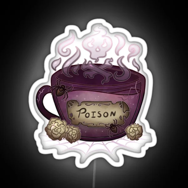 Poison Potion Teacup RGB Neon Sign