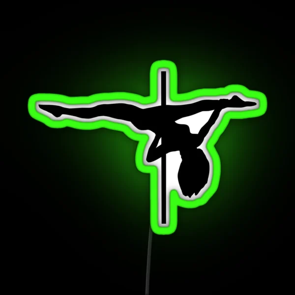 Pole Dance RGB Neon Sign
