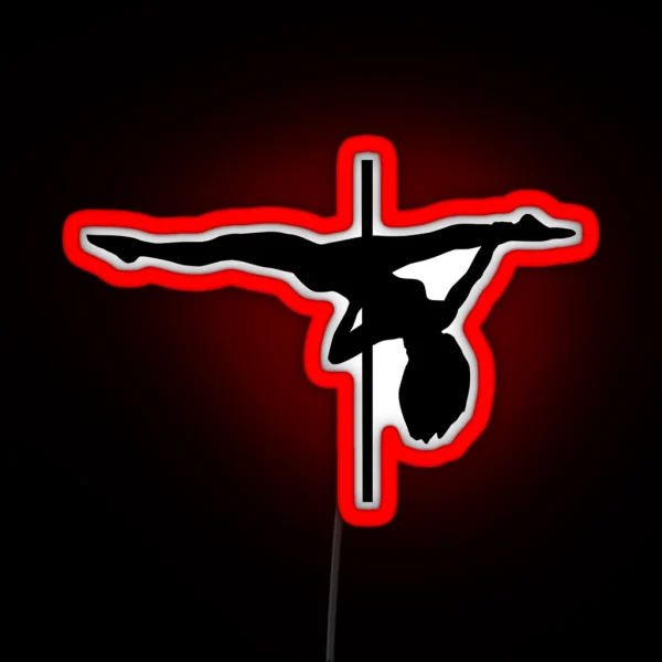 Pole Dance RGB Neon Sign