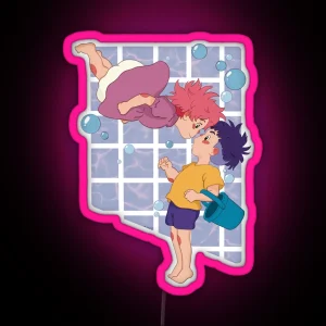 Ponyo And Sasuke RGB Neon Sign