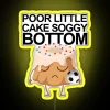 soggy bottom cake neon sign yellow rgb delicious dessert treat mouthwatering