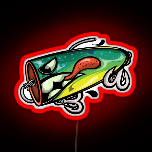 POPPER LURE 2 RGB Neon Sign