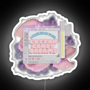 Poppy Cotton Candy Dreams RGB Neon Sign