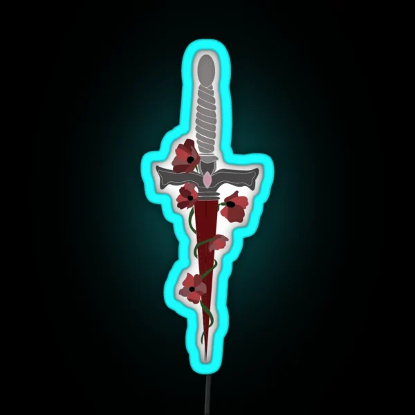 Poppy S Dagger RGB Neon Sign