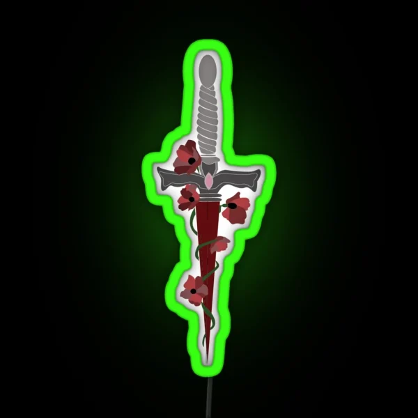 Poppy S Dagger RGB Neon Sign